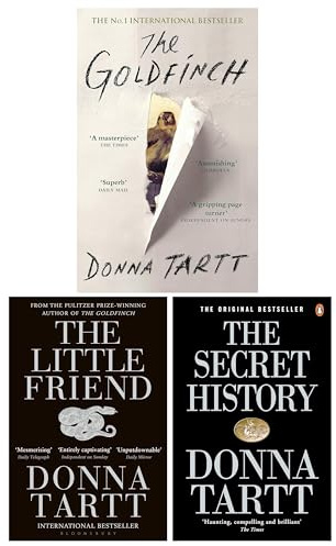 Donna Tartt Collection 3 Books Bundle with Gift Journal (The Little Friend, The Secret History, The Goldfinch)