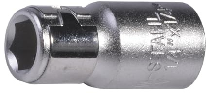 SW-Stahl 05400L Bitadapter - 1/4 Zoll Vierkant auf 1/4 Bit-Aufnahme | Robuster Adapter aus Chrom-Vanadium, ideal als Werkstatt Zubehör, passend für 6,3 mm Werkzeug-Antriebe