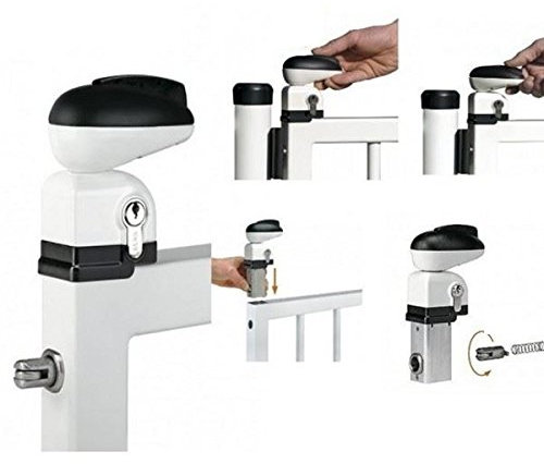 Serrure pour portillon de piscine TWIST40 pour profils de 40mm - LOCINOX