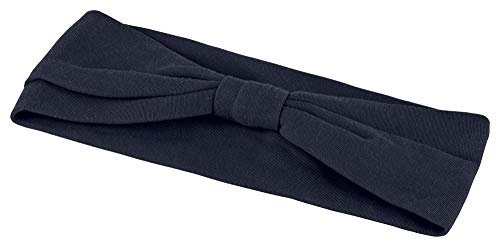 tanzmuster Kinder Ballett Haarband/Stirnband Coco aus weicher Baumwolle in marineblau - hält den störenden Pony oder kürzeres Haar im Ballettunterricht optimal zurück.