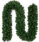Xinlie Guirnaldas de Oropel Decoraciones Navideñas Guirnalda de Pino Artificial Guirnalda de Navidad para Decorativas árbol Navidad Boda Partido Espumillón Guirnalda Adornos de Navidad 2.7m (1 PCS)