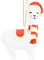 Tree Buddees Weihnachtliches Lama-Tier
