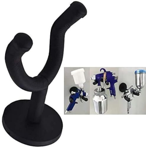 Pmsanzay Magnetischer Spritzpistolenhalter, tragbar, Magnet, schwarz, hält bis zu 4,5 kg, keine Kratzer, keine Spritzpistole