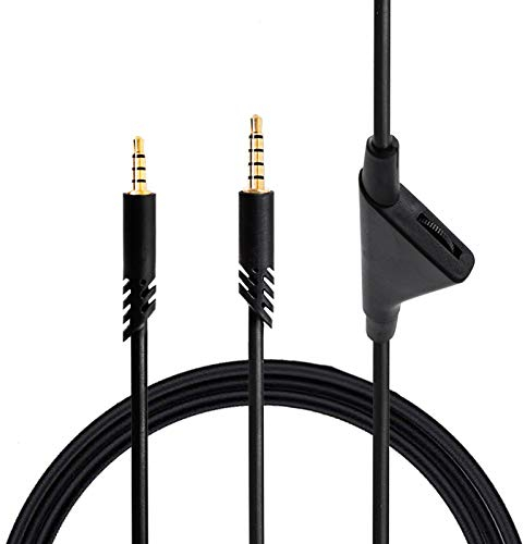 Ersatz A10 A30 A40 Audiokabel für Astro A10 A30 A40, 2M Kopfhörerkabel Aux-Kabel Lautstärkeregler für Astro A10 A30 A40