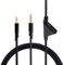 Ersatz A10 A30 A40 Audiokabel für Astro A10 A30 A40, 2M Kopfhörerkabel Aux-Kabel Lautstärkeregler für Astro A10 A30 A40