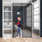 porte moustiquaire magnetique 180 x 200 cm Moustiquaire Porte Fenetre Fermeture Automatique Rideau Anti Mouche sans Percer pour Couloirs Portes Patio - Noir A
