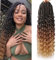 FANWYFYU 6Packs Faux Locs Häkeln Haar Mit Lockigen Enden 24Inch Weiche Locs Vorgeschleifte Göttin Locs Häkeln Haar Neue Locs Lockige Tiefe Welle Häkeln Locs Synthetische Haar Extensions （1B/30/27）