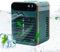 Portable Air Conditioner-4000mAh Rechargeable Office Air Conditioner in Three Speeds&Spray Speed,Portable Evaporative Cooling Fan with Spray for Home Bedroom Office Car (green)