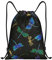 BAAROO Bunte Kaktus-Druck-Beutel mit Kordelzug, Beutel, Beutel, String-Taschen – perfekt für Fitnessstudio, Sport und Reisen, Libelle, #1037