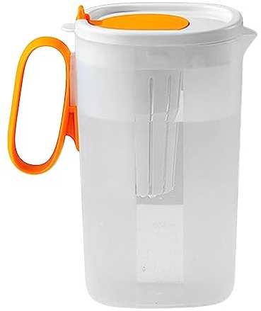 Water Pitcher with Lid | Fruit Infuser Jug Water Pitcher Iced Tea Pitcher Beverage Dispenser Fridge Cold Kettle - for Iced Tea, Lemonade, Beverage, Juice