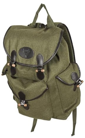 DJV-Lodenrucksack mit Sitzkissen 30L | Der ideale Begleiter für leise und erfolgreiche Jagdabenteuer | Herausnehmbares Sitzkissen, 3 Außentaschen, wasserdichte Fronttasche