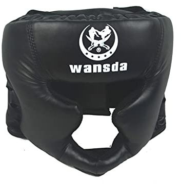 Arrovarp Casque De Boxe MMA Entraînement pour Enfant et Adulte, Protection pour Sparring en Cuir Synthétique, Idéal pour Boxe et Muay Thai