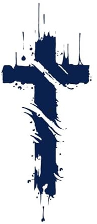 Kreuz-Kräutersaft-Tattoo-Aufkleber, Semipermanenter, Wasserfester, Langlebiger, Personalisierter Arm-Tattoo-Aufkleber