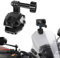 REYGEAK Clip per parabrezza in lega di alluminio per GoPro Hero 12/11/10/9, clip per parabrezza della bicicletta, compatibile con Hero, in lega di alluminio per GoPro Hero (per GoPro)