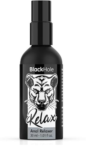 Lubricante Anal Sin Dolor Black | Gel relajante Anal con Efecto Analgesico | Extractos de Jojoba | Favorece la Dilatación Anal | Unisex