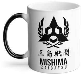 Thermo-Reactive Mug Magic Mug - Mishima Zaibatsu Geek Video Games Combat - 325ml