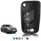 TOOMUME Schlüsselhülle TPU Glänzend Transparent, Autoschlüssel Hülle Schlüsselcover Passt für VW Volkswagen Golf 7 Tiguan T-ROC T-Cross Polo Seat Ateca Ibiza Leon Skoda Octavia Fabia Kamiq