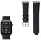 XIEFEI Compatible avec iwatch10 Ultra Apple Watch 49 mm/45 mm/44 mm/42 mm/41 mm/40 mm/38 mm en cuir de qualité supérieure (noir, 38/40/41 mm)