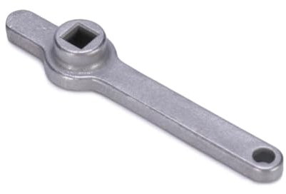APVMFMKLTG 304 Edelstahl Sanitär-Entlüftungsschlüssel, 5 mm Lochkern, Metall-Heizungs-Kreuzschlüssel, tragbarer Heizungs-Kreuzschlüssel, Handwerkzeuge