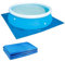 XPJBKC Tapis de sol de piscine, 274 x 274 cm, pliable, protection du sol pour piscines hors sol et spas à remous