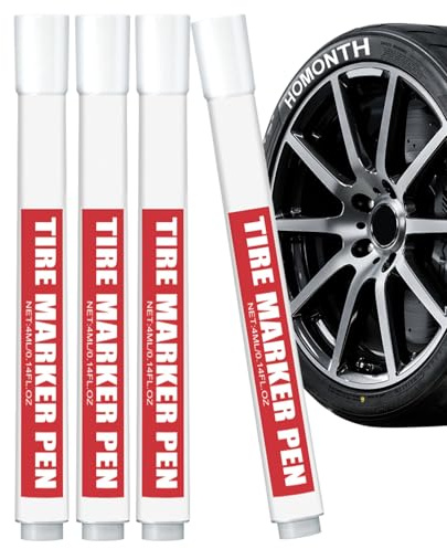 Marcador de pintura para neumáticos, herramientas de marcado de tinta impermeable, bolígrafo de marcado automotriz, para tractor, SUV, RV, motocicleta, scooter, bicicleta, metal, madera, vidrio, cuero