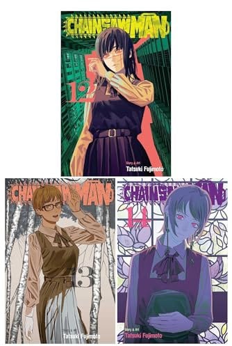 Chainsaw Man 3 Books Collection Set by Tatsuki Fujimoto (Vol. 12, 13, 14)