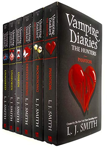Vampire Diaries Complete Collection 6 Books Set by L. J. Smith (The Hunters 3 Books & The Salvation 3 Books)