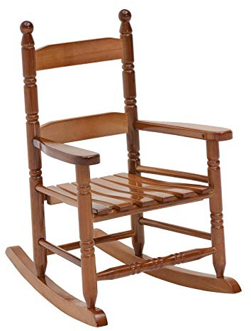 Jack-Post KN-10N Classic Child's Porch Rocker Natural Laquer Oak