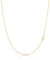 KEZEF 18k Gold über Sterling Silber 1mm Box-Kette Halskette, 18k vergoldet Halskette für Frauen und Männer, 22 Zoll