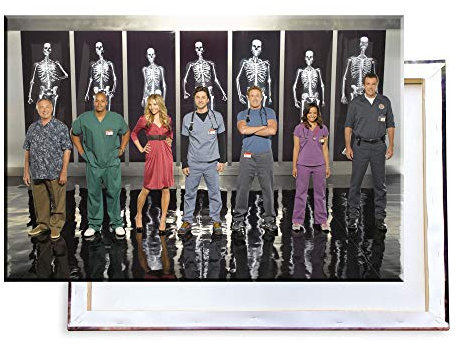 Unified Distribution Scrubs - 60x40 cm Kunstdruck auf Leinwand • erstklassige Druckqualität • Dekoration • Wandbild
