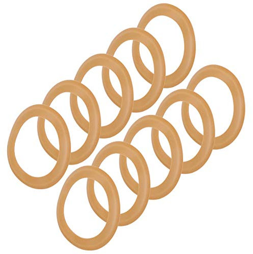 10Pcs Air Compressor Piston Ring,Rubber Piston Ring Insulated Pump Accessories for 550w Oil‑Free Silent Air Compressor