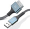 Câble de charge pour iPhone 4 - 3 m - Connecteur dock 30 broches vers câble USB [certifié iPhone MFi] - Compatible avec iPhone 4S/4/3GS, iPad 2/1, iPod nano 5e/6e, iPod Touch 3e/4e (gris)