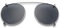 ZENOTTIC Polarisierte Clip-on-Sonnenbrille Herren/Damen Polarisierte Sonnengläser (nur für dieses Produkt geeignet)