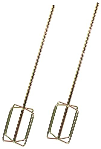 TOVINANNA Mud Mixer Drill Attachment Pink Ear Defenders Adult Drill Stirrer Paddle Paint Stirrer Mix Concrete Paint Concrete Drill bit Handheld Whisk 2Pcs Handheld Mixer