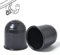 Moollyfox 2 Tappi per Gancio di Traino 50 mm, in Plastica, Universale per Rimorchio, Camper, Auto, Camion, Nero