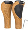 GORIX Bike Ergo Grips Cork Bar End Lock On Lenker Mountainbike MTB(G.Oak)