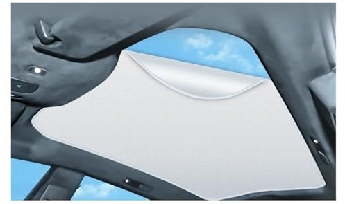 Autofenster Sonnenschutz Für Polestar 2 2021 2022 2023 2024 Auto Elektrostatische Adsorption Schiebedach Sonnenschirm Dachfenster Rollo Schattierung Aufkleber Auto Sonnenblende(Beige 1 Piece)