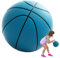 Huasean Basket silenzioso, Basket silenzioso - Palla da basket morbida 3D Palla silenziosa | Pallacanestro muto, palla in schiuma ad alta densità per bambini, adolescenti e adulti