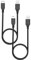 PHONILLICO Cable compatible avec appareil photo Olympus VR-310/VR-320/VR-325/VR-330/VR-340/VR-350/VR-360/VR-370/X-895/X-905/X-915/X-920/X-925/X-930/X-935 [PACK 2] USB TYPE MINI-USB 2.0 Noir 1 Mètre