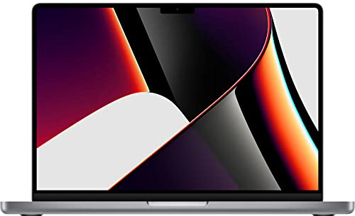 2021 Apple MacBook Pro mit Apple M1 Pro Chip (14-zoll, 16GB RAM, 512GB SSD Kapazität) (QWERTZ German) Space Grau (Generalüberholt)