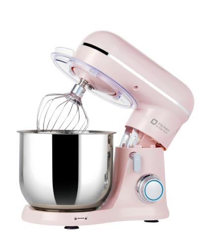 Kitchen in the box Batidora Amasadora Mini 3.5L, Amasadora Pan y Repostería 800W, 10+ Velocidades con Pulso, Robot de Cocina Multifunción con Accesorios, para Principiantes y Cocinas Pequeñas