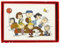 Graphique Peanuts Gang Notizkarten, 16 Peanuts-Freunde-Karten, verziert mit Glitzer, mit passenden Umschlägen und Aufbewahrungsbox, 8,3 x 12,1 cm
