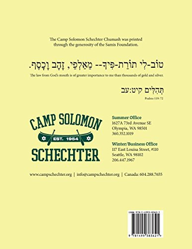 It is a Tree of Life: Camp Solomon Schechter Collection of Torah Readings, Haftarot and Readings for Special Occasions