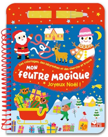 Mon feutre magique Joyeux Noël ! - avec feutre à réservoir d'eau
