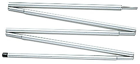 Snow Peak Leichte Planenstange – langlebige und Faltbare Zelte & Planen Campingwerkzeug – Aluminium – 250 g