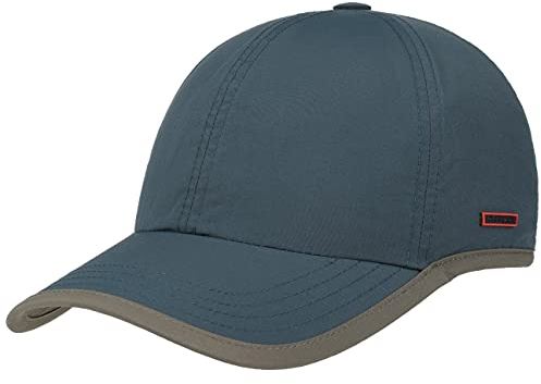Stetson Kitlock Outdoor Baseballcap Damen/Herren Nylon wasserabweisend Sonnencap UV-Schutz 40+ Coolmax-Schweißband Frühjahr Sommer blau L (58-59 cm)