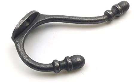 Oakcrafts Kleiderhaken aus Gusseisen im antiken -Design, 130 mm, 5 Stück