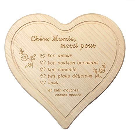 Schneidebrett aus Holz | Brotbrett mit Gravur für Oma | Schneidebrett Herz | Geschenk für Oma | Geschenk für Oma | Geschenk für Oma | Geschenk für Oma | Geschenk für Oma