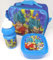 TDL Dragon Ball Z Ensemble-Cadeau Sac Isotherme + Bidon + Boîte À Déjeuner - Licence Officielle - Lunch Bag + Sports Bottle + Sandwich Box - Gift Bundle