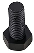 XFCNOI Schwarzer Nylon-Sechskantschraube, kunststoff isolierter Bolzen M6 M8 M12 (Farbe : 1pcs, Größe : M6x15)